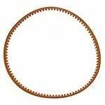 Alphasew Home Sewing Machine Belt length 15-5/8" x DIA 5" Flat Belt with Teeth