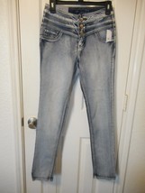 Women&#39;s Rue 21 High Waist Skinny Jeans Size 3/4 Short NEW Freedom Flex - £17.01 GBP