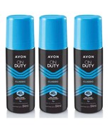 AVON On Duty 48 Horas Roll On Deodorant Antiperspirant 84ml - UNISEX 3PC... - €11,47 EUR