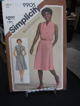 Simplicity 9905 Misses Pullover Dress Pattern - Size 12 Bust 34 Waist 26... - $8.90