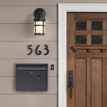 Ultimate Secure Wall Mounted Locking Steel Mailbox, Wall Mount Outdoor M... - $62.99
