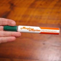 NEW Vtg 70s MAGIC MARKER Graffiti 79 Waterproof Broad Tip GREEN Permanen... - $13.85