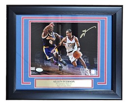 Allen Iverson Firmado Enmarcado 8x10 76ers Foto Vs Kobe Bryant JSA Holog... - $174.58