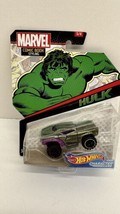 Hot Wheels Hulk Green  Comic Book Styling - 2017 Marvel Character Cars - $14.80