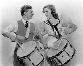 Strike the Band 1940 Mickey Rooney &amp; Judy Garland play drums 16x20 inch poster - £19.65 GBP
