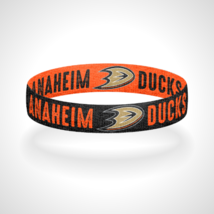 Reversible Anaheim Ducks Bracelet Wristband Go Ducks Bracelet - $12.00
