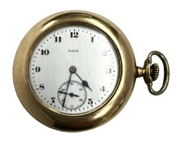 Elgin Pocket watch 1921 405830 - £79.13 GBP