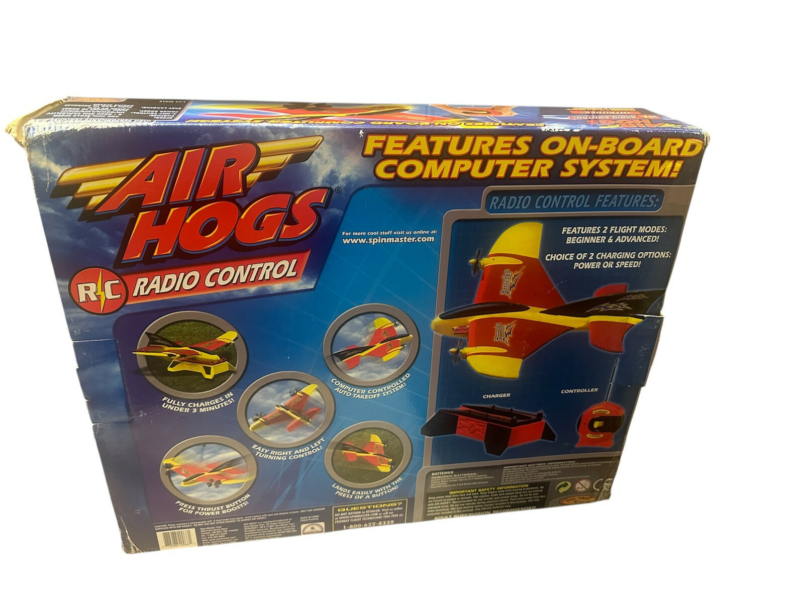 New Air Hogs Intruder RC Plane On Board Computer 2001 See Description Item image 2