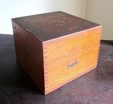 antique METER THALHEIMER WOOD BOX baltimore maryland cigar index recipe uses - £97.17 GBP