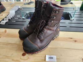 Timberland PRO Men&#39;s 8&quot; Boondock Waterproof Work Boots Black 89645 Size 8.5W - £117.91 GBP