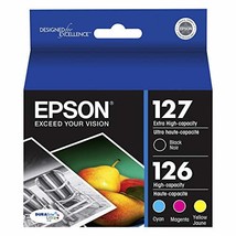 EPSON 127 DURABrite Ultra Ink Black &amp; Color Combo Pack For NX-530, NX-625, WF-35 - £65.58 GBP