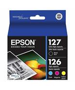 EPSON 127 DURABrite Ultra Ink Black &amp; Color Combo Pack For NX-530, NX-62... - £62.91 GBP