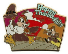 Disney Chip &amp; Dale Limited Edition 500 DCL Happy Thanksgiving Disney Cru... - £15.74 GBP