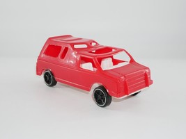 Vintage Gay Toys 7” Pickup Truck with Cap #537 Red Plastic - £7.46 GBP