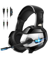 Gaming Headset with Microphone for PS4 Xbox One Headset with Noise Cance... - £21.20 GBP