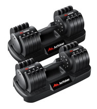 Adjustable Dumbbells One Second Change Free Weight Compact Efficient Exe... - £223.69 GBP