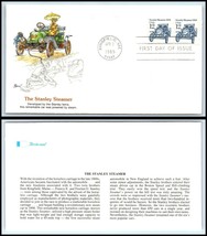 1985 US FDC Cover - Kingfield, Maine, The Stanley Steamer E3  - £2.31 GBP