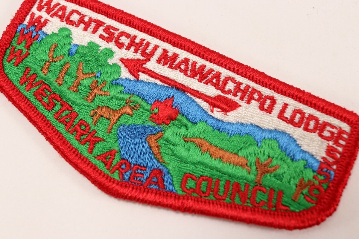 Vtg Wachtschu Mawachpo 559 OA Order Arrow WWW Boy Scouts of America Flap Patch Item image 2