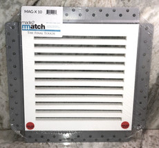 Made2Match MAG-X 10 Removable White Ceiling Exhaust Fan Cover 10”x10”Opening-NEW - £77.66 GBP