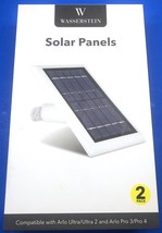 2 Pack Wasserstein Solar Panel for Arlo Ultra 2 Pro 3 4 Surveillance Cameras - £34.86 GBP