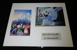 Kevin Hart Signed Framed 16x20 Photo Set AW Secret Life of Pets Snowball - £116.80 GBP