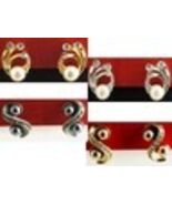 1 PAIR CLIP ON,RHINESTONE,FAUX PEARL,STUD EARRINGS - €6,86 EUR