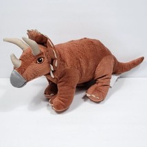 IKEA  Triceratops Dinosaur Brown Plush Soft Stuffed Animal 19&quot; Long NEW JATTELIK - £19.77 GBP