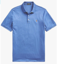 Polo Ralph Lauren custom slim fit 2XL Soft Cotton Polo, Blue NWT - £54.84 GBP