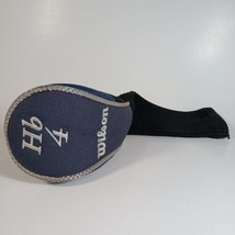 Wilson Hb4 Golf Club Head Cover Blue &amp; Black Hybrid, Rescue, 4 Wood w/ Sock - £6.48 GBP