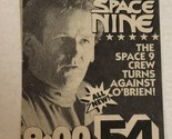 Star Trek Deep Space Nine Tv Guide Print Ad Colm Meaney TPA18 - $5.93