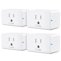 Govee Smart Plug, Wifi Bluetooth Outlets 4 Pack Work With Alexa And Google - £35.92 GBP