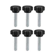 uxcell M6 x 25mm Male Thread Knurled Clamping Knobs Grip Thumb Screw on ... - £13.29 GBP