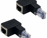 Ethernet Adapter 90 Degree, Down Angled Rj45 Male To Female Ethernet Ext... - $19.99