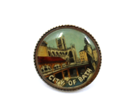 City of Bath Somerset England United Kingdom UK Collectible Pin Souvenir Vintage - £11.13 GBP