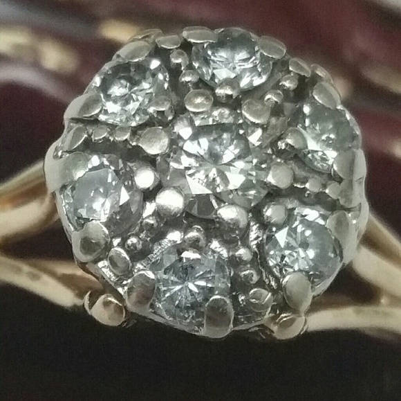 Primary image for Antique Vintage Estate 14kt Yellow Gold  .68cttw  Diamond  Ring , Circa1930's