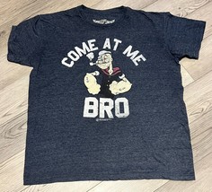Popeye &quot;Come At Me Bro&quot; Savvy Graphic T-Shirt Size XL - $9.27