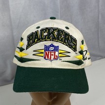 Vtg Green Bay Packers Diamond Cut Snapback Hat Cap Logo Athletic Two Tone *Read* - £94.83 GBP
