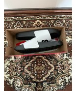 BNWOB New Balance SMF200F1 Men&#39;s slides, Size 8M, White/Black - $46.18 CAD