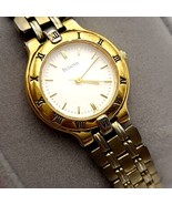 Vintage 90&#39;s Bulova Quartz T9 Watch Gold Made In Japan with New Battery.  - $109.40 CAD