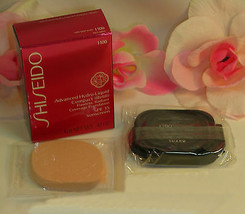 New Shiseido Advanced Hydro-Liquid Compact Refill I100 V Deep Ivory SPF15 .42 oz - $19.54