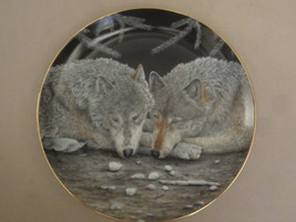 Wolf Collector Plate Serenity Eric Renk Eternal Unity Danbury Mint Wolves - £11.85 GBP