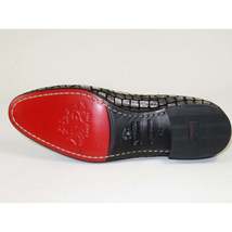 Men's GENIO Suede Croc Red Leather Sole Shoes Turkey 120371142 Metallic Silver image 8