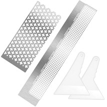 Diamond Art Master Set: 2-in-1 Ruler Mesh &amp; Grid Drawing Tool with 2 Fix Tools, - £25.76 GBP