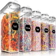5PCS Cereal Containers Storage Set - £26.73 GBP