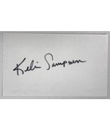 Kelvin Sampson Autographed 3x5 Index Card #2 - $285.59 MXN