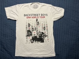 Backstreet Boys DNA World Tour Concert T Shirt  Unisex Medium White - £11.87 GBP