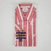 Vintage Westvale Men&#39;s Shirt 15 1/2 Short Sleeve Poly Blend 60s 70s New ... - $27.99