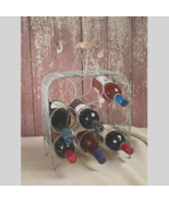 Wine Bottle metal Storage rack with Handle  - SALE - $71.12 CAD