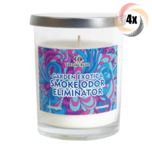 4x Candles Special Blue Garden Exotica Smoke Odor Eliminator Candle | 14.8oz - £38.56 GBP