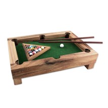 NOVICA Best of Billiards Wood Mini Billiards Game - $81.20 CAD